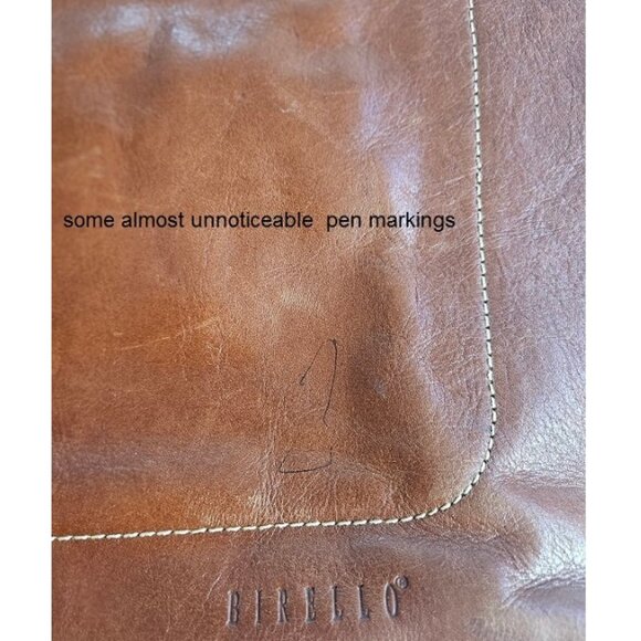 BIRELLO Italian leather briefcase - Picture 10 of 12